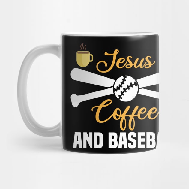 Jesus Coffe and Baseball by TundC Design